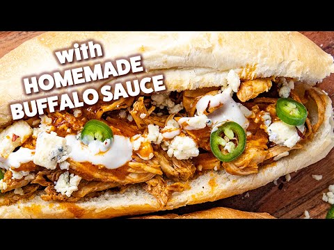 SPICY & SAUCY Buffalo Chicken Sandwich!