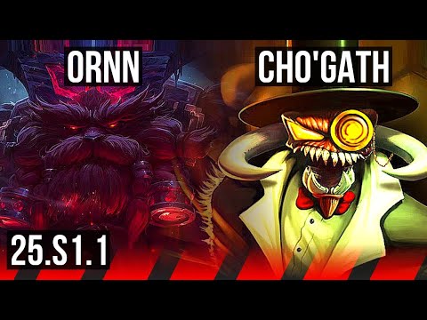 ORNN vs CHO'GATH (TOP) | 3/1/6 | VN Challenger | 25.S1.1