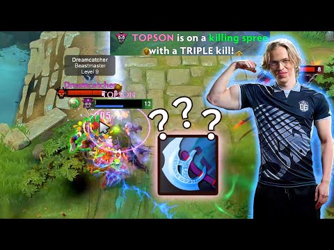 TOPSON DAZZLE MID, CRAZY BUILD DOMINATED THE GAME - DOTA 2 but 4K
