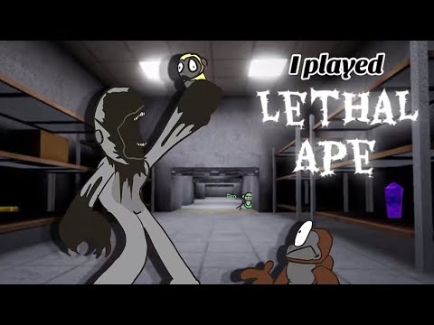 Playing lethal ape redux and it was fun 🤩 #gorillatag #animalcompany #lethalape
