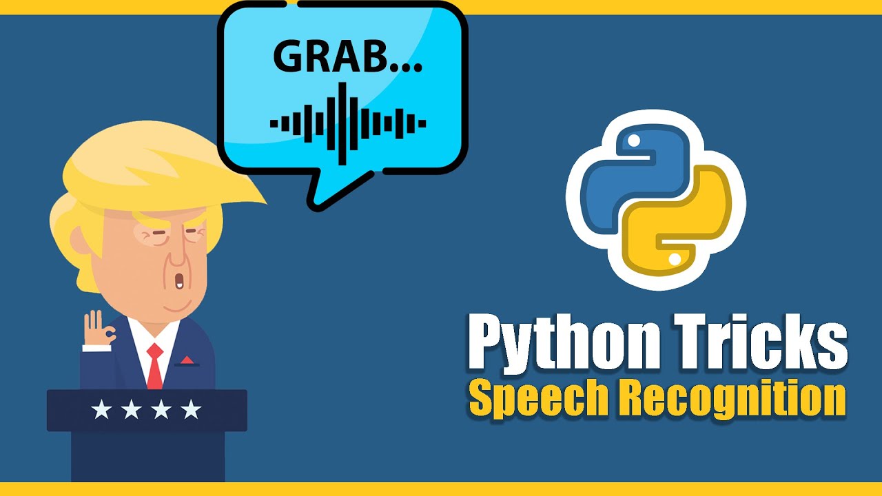 SPEECH RECOGNITION in PYTHON