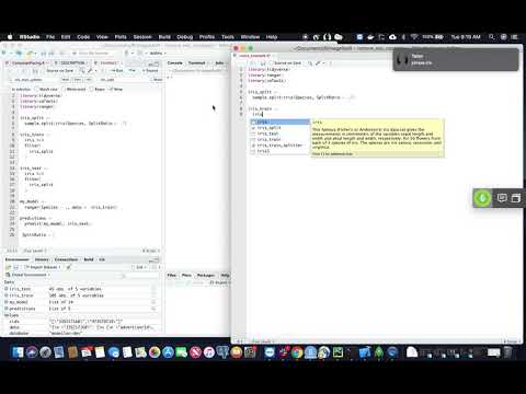 R programming by voice with mouse eye tracking