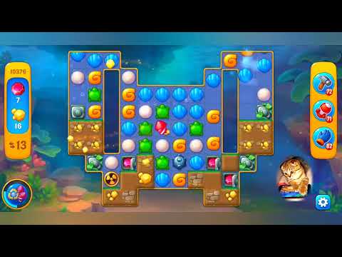 Fishdom,10376 level,no Booster - 10376 уровень, прохождение без бустеров.