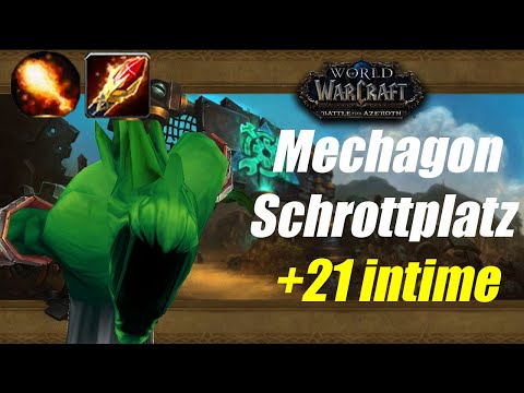 WoW 8.3 - Mechagon Schrottplatz +21 INTIME Feuer Magier PoV