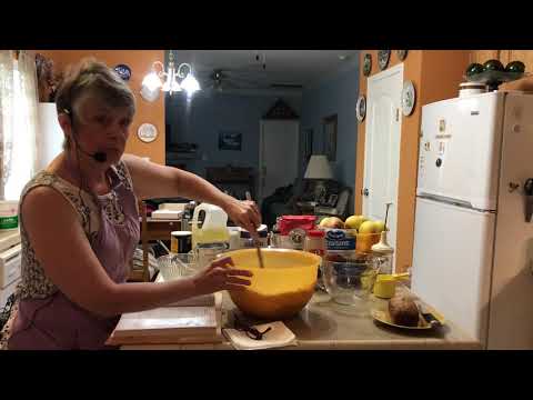 Making Yellow Squash Bread with Aunt Sissy