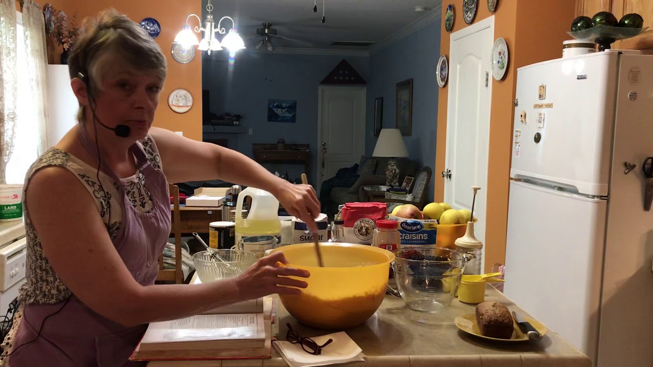 Making Yellow Squash Bread with Aunt Sissy
