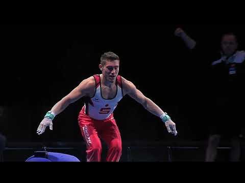 Nick Klessing GER SR Triple Dismount @ Deutschen Turnliga 2018