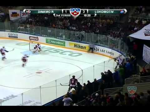 KHL. Gagarin Cup 2011. 2nd round 4th match. Dinamo Riga — Lokomotiv 2:6