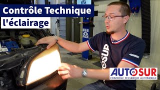 On vous explique le Contrôle Technique,  l'éclairage.