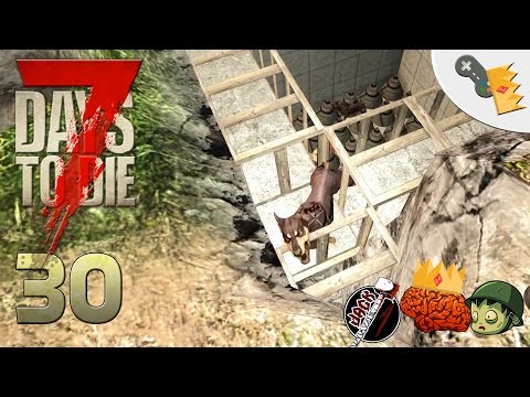 7 Days To Die Hirnsturz-Bande S01E30 - Überall Hunde [Let´s Play][Deutsch][German]