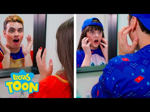 LUCCAS NETO E GI TROCAM DE CORPO POR 1 DIA !!