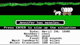 The Oregon Trail Gameplay