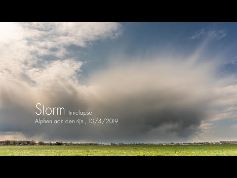 STORM passing by (timelapse)