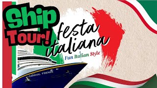 Carnival Firenze Ship Tour!