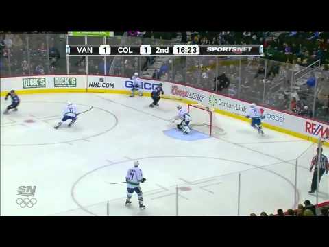 Vancouver Canucks @ Colorado Avalanche Highlights 2/4/12