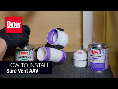 So installieren Sie ein Oatey Sure Vent-Lufteinlassventil