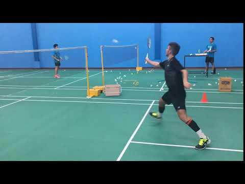 Maxime Briot 2v1 contrôle mi court main basse