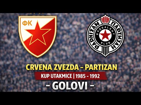 Crvena zvezda - Partizan | Kup utakmice | 1985 - 1992 | - golovi