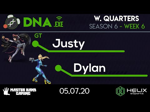 DNA.EXE S6:W6 - GT | Justy (Palutena, Lucas, Bayonetta) Vs. Dylan (Zero Suit Samus) - W Quarterfinal