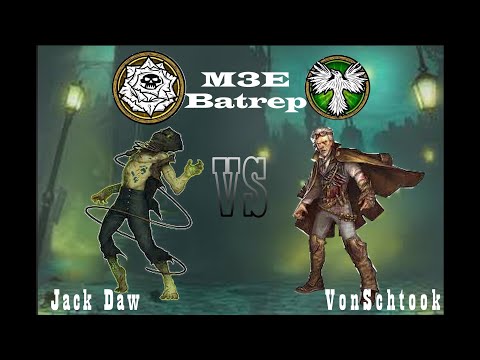 Malifaux M3E GG2 Battle Report - VonSchtook Vs Jack Daw (TurfWar) - 50SS - German/deutsch