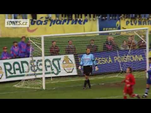 Zestřih gólů - FC Boby Brno - Slavia Praha (1996) - rekordní návštěva 44 tisíc diváků