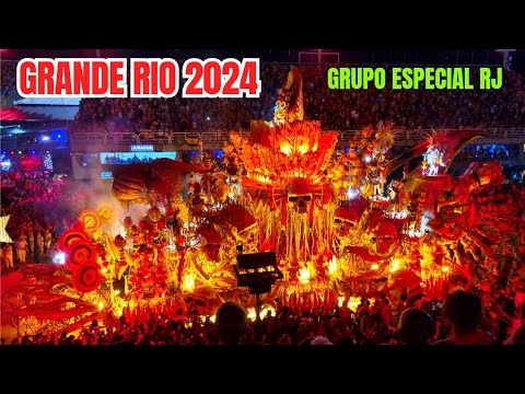GRANDE RIO 2024 - Desfile OFICIAL RJ | Com PAOLLA OLIVEIRA #granderio2024