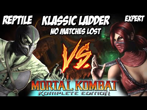 Mortal Kombat 9 Komplete Edition | REPTILE | Klassic Ladder | EXPERT | No Matches Lost
