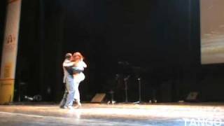 Juan Carlos Martinez y Nora Witanowsky. MUNDIAL DE TANGO 2010 - Tango Escenario.