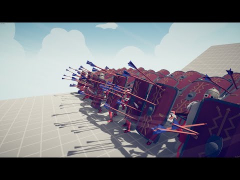 🔥 ROMAN TESTUDO vs RAPID FIRE UNITS Totally Accurate Battle Simulator TABS 🔥