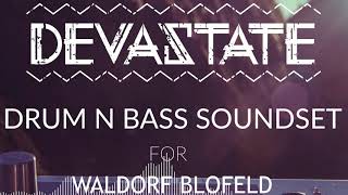 Video thumbnail for Devastate Drum N Bass Soundset for Waldorf Blofeld - Jump Up/ Liquid/ Atmospheric DnB Patches 2021 by Kulshan Studios