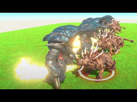 Alien Exotica VS Infernals ALL UNITS Fight Battle ARBS | Animal Revolt Battle Simulator