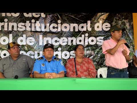 Madriz: realizan lanzamiento del plan de prevención y control de incendios forestales