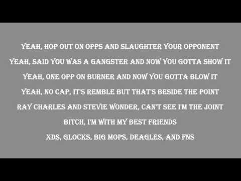 Remble x Drakeo The Ruler - Ruth Chris Freestyle (Official Lyric Video)