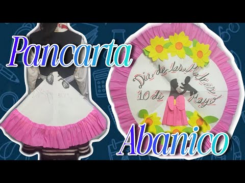 How to make a banner or fan poster for an exhibition or anniversaries / school crafts