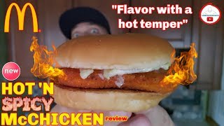 McDonald's® HOT 'n SPICY McChicken Review! 🤡🔥🐔