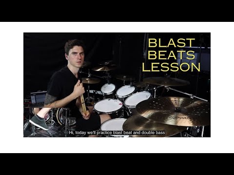Blast beats /doublebass exercises (drum lesson)