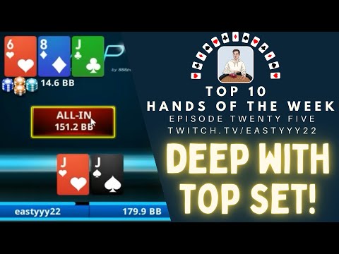 Top 10 Hands Of The Week Ep. 25 - More 50NL & BenaBadBeat is Suspicious in Hand #1...