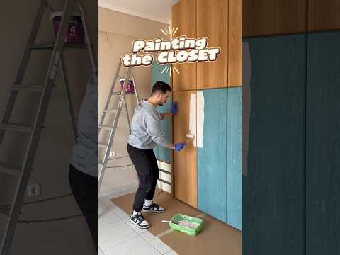 Έβαψα με @tetraluxpaints 💙#shorts #shortvideo #chrisedition #diy #painting #furnitureflip #decor
