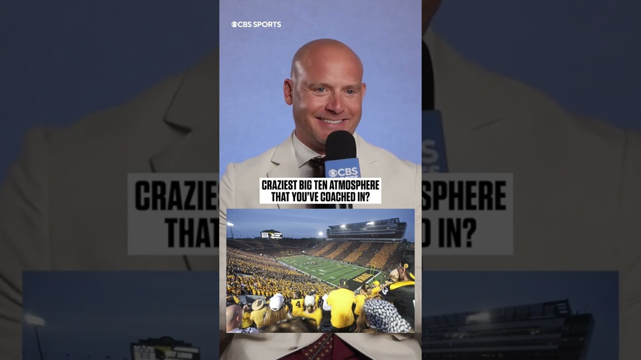 Which B1G team has the craziest home atmosphere? 👀😮‍💨