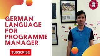 German Language Training for Programme Manager