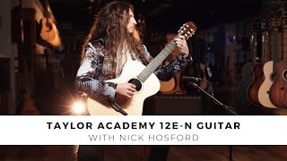 Video thumbnail for Taylor Academy 12E-N Classical Guitar, played by Nick Hosford | Gruhn Guitars in Nashville by Gruhn Guitars