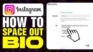 How To Space Out Instagram Bio - New Line