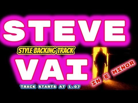 Steve Vai Style Backing Track E minor (Em)
