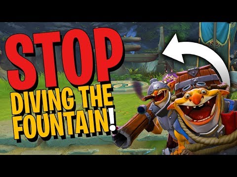 Techies Hates Fountain Divers - MASSIVE THROW + TECHIES TO THE RESCUE - DotA 2