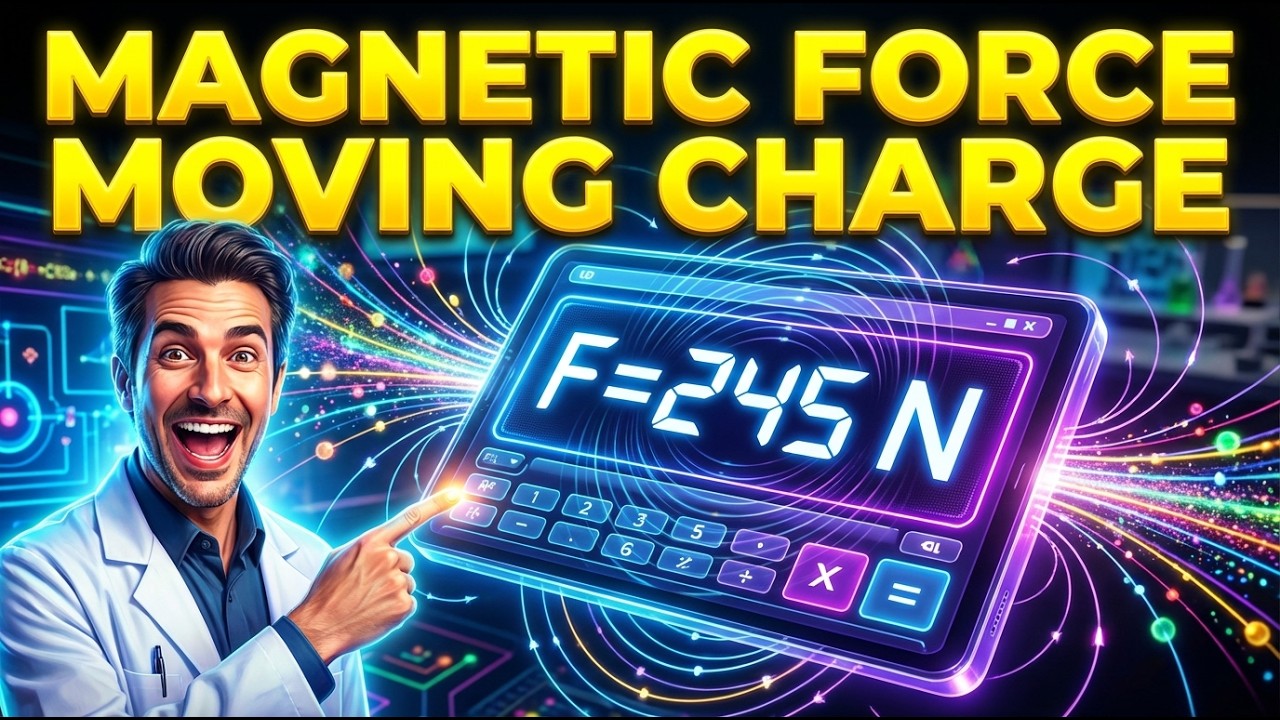 Magnetic Force Moving Charge Interactive Calculator