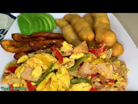 How To Make The Best Ackee And Saltfish! tasty and delicious! #toyaskitchen #jamaicanfood