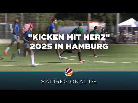 „Kicken mit Herz“ 2025: Rekordsumme bei Benefizspiel mit Prominenten in Hamburg