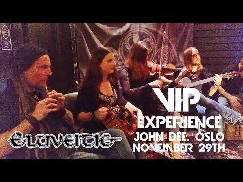 VIP Eluveitie acoustic session + live Oslo, John DEE