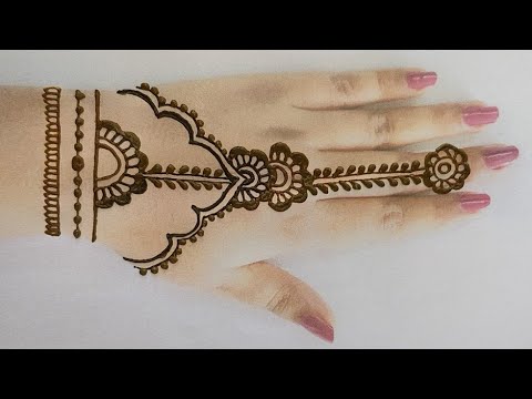 #Bracelet Mehndi designs for hand | #jewellery Mehndi designs |New Simple #henna Mehndi designs 2019 Video