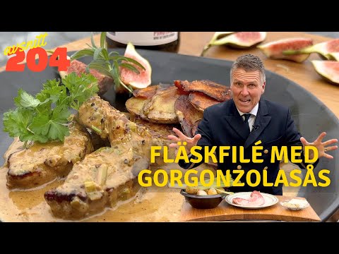 Fläskfilé med gorgonzolasås l Kapten Mat I No. 204